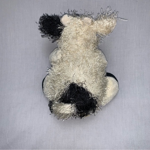 Ganz Webkinz Lil KINZ Cow Authentic Plush Stuffed Animal Black & White Lovey Toy - Picture 5 of 11